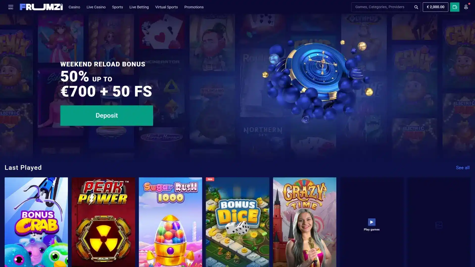 Frumzi Casino casino review section 6